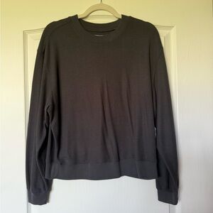 Abercrombie & Fitch Charcoal Ribbed Sweater